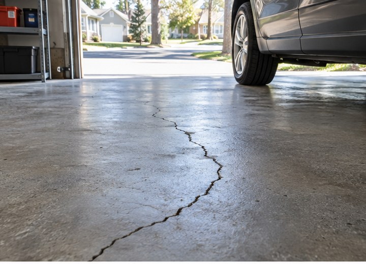 Is it active? — visual example for Can cracked concrete be coated?