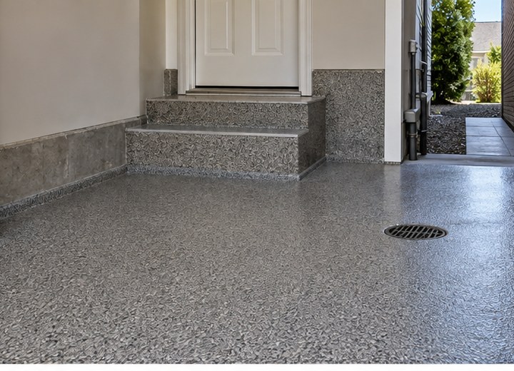 Access and details — visual example for What does a garage floor cost in Windsor–Essex?