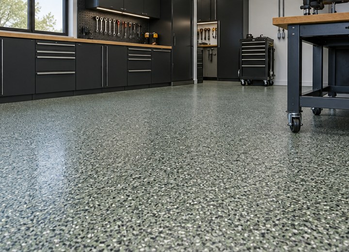 Plan the surface — visual example for Quartz broadcast floors: the practical decorative option