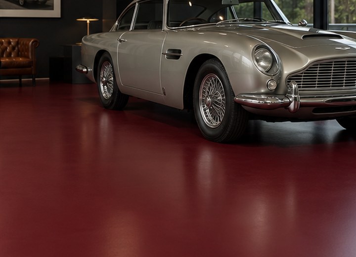 Match the traffic — visual example for Solid-colour floors: simple can still look premium